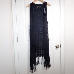 Maddison Navy Sweater Vest Size M